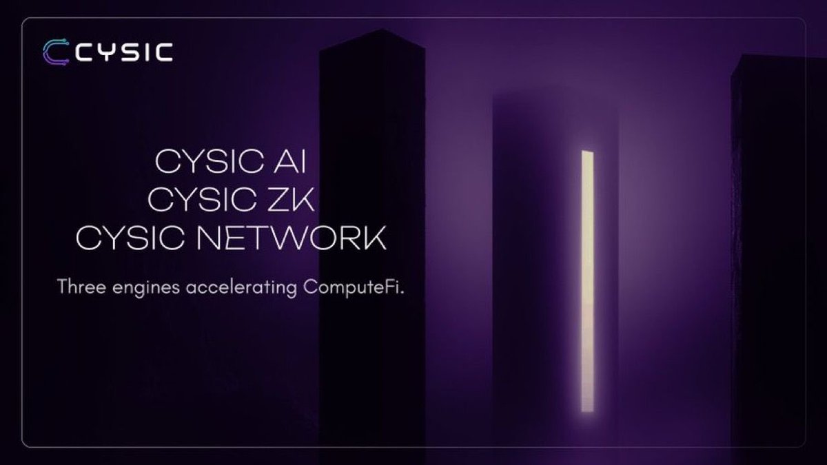➥ Cysic is building three core systems that work together to push the future of on-chain computing forward.

First, there’s Cysic AI, a way to run AI tasks with cryptographic verification so results can be trusted on-chain.

Second, Cysic ZK focuses on generating zero-knowledge