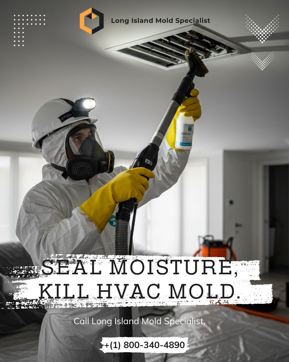Seal the moisture before it steals your peace. Hidden #HVACmold spreads fast—stop it before it grows.
Call #LongIslandMoldSpecialist: (1) 800-340-4890 to book your inspection today.

#moldremoval #moldinspection #moldfreehome #indoorairquality #moldsolutions #homesafety
