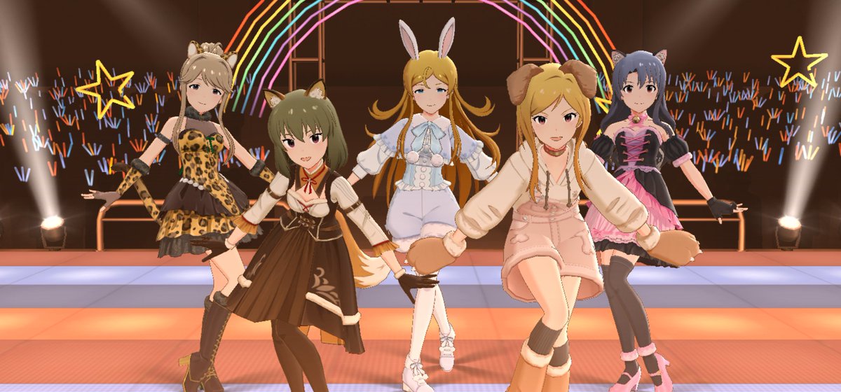 もふチェン大集合！ #ミリシタ