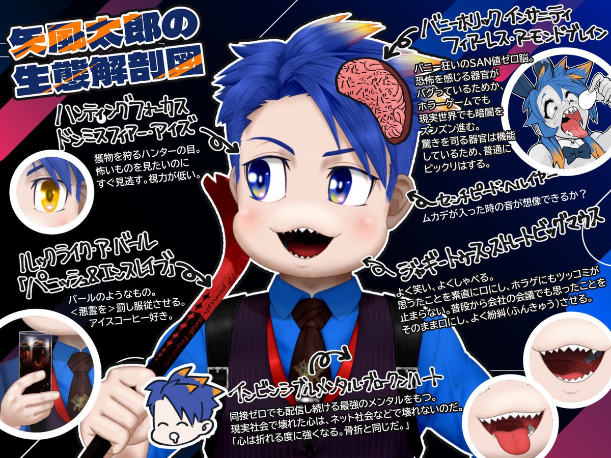 矢風太郎@絵描き&レトロRPGホラゲ好き tweet media