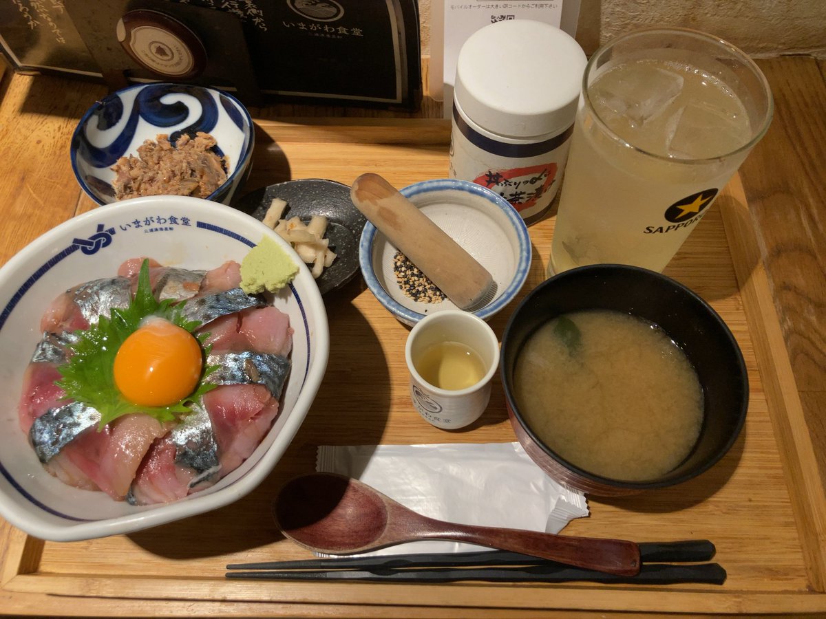 glranzer's tweet image. いまがわ食堂　ごまさば丼定食

リピ確