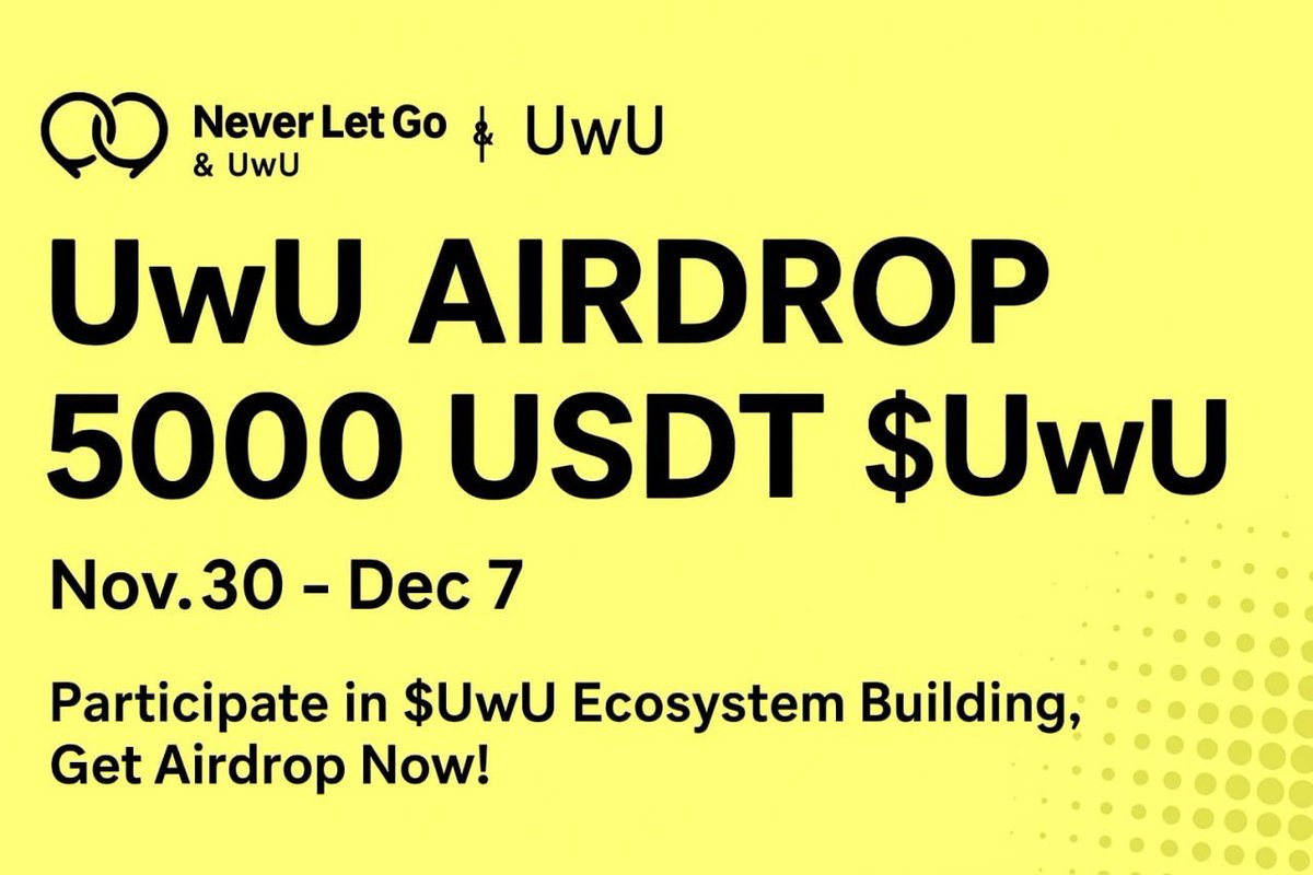 NLGFoundation's tweet image. HTX DAO × Never Let Go 自治社区 强势联动, AI 正引领加密新未来！ 
HTX DAO × Never Let Go community join forces — AI is leading the new future of crypto!

$UwU 第二季狂欢空投来袭！上交易所倒计时 🔥🔥
$UwU Season 2 Carnival Airdrop is here! Countdown to the exchange listing begins!…