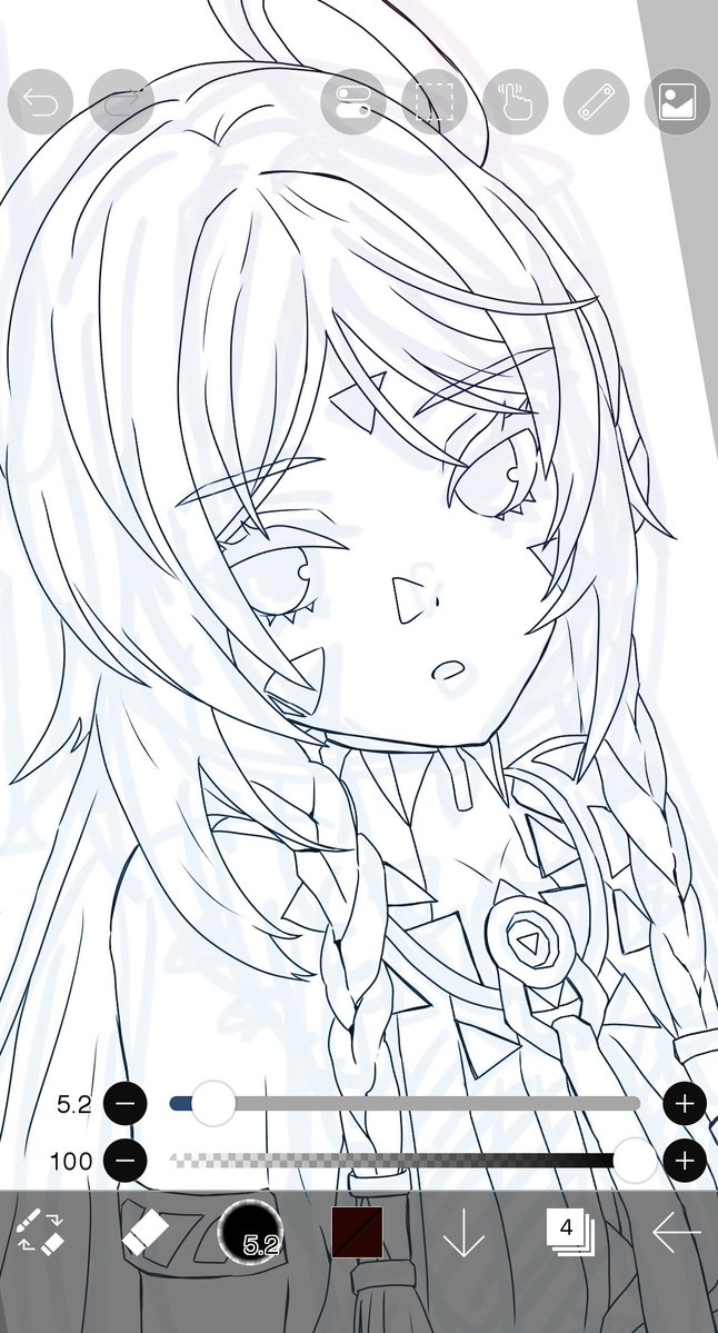 PyiPyiMiMe's tweet image. 線画だけで二時間かかったの笑う…