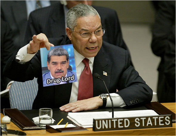 thatdayin1992's tweet image. Drug Cartels in Venezuela is the new Iraq has WMDs.