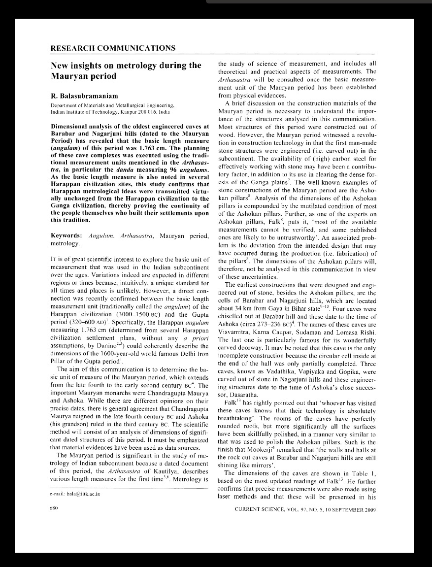 Deshpacito661's tweet image. According to this, the Mauryans were likely using the same units of measurement as the Harappans.

The Harappans were roughly as ancient to the Mauryans as the Guptas are to Indians today. 

Considering that modern Indians still use numerical units dating from the Gupta era…