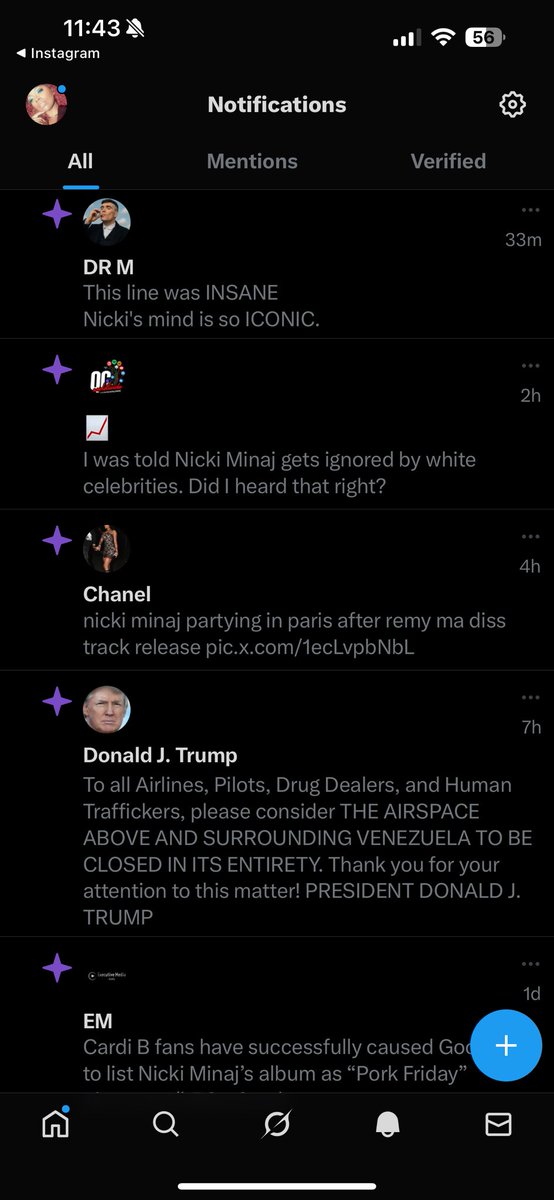 Makeup_DDG's tweet photo. Three notifications about her and she’s blocked….
Are you trolling me @X ????? https://t.co/NOrQbHUy2B