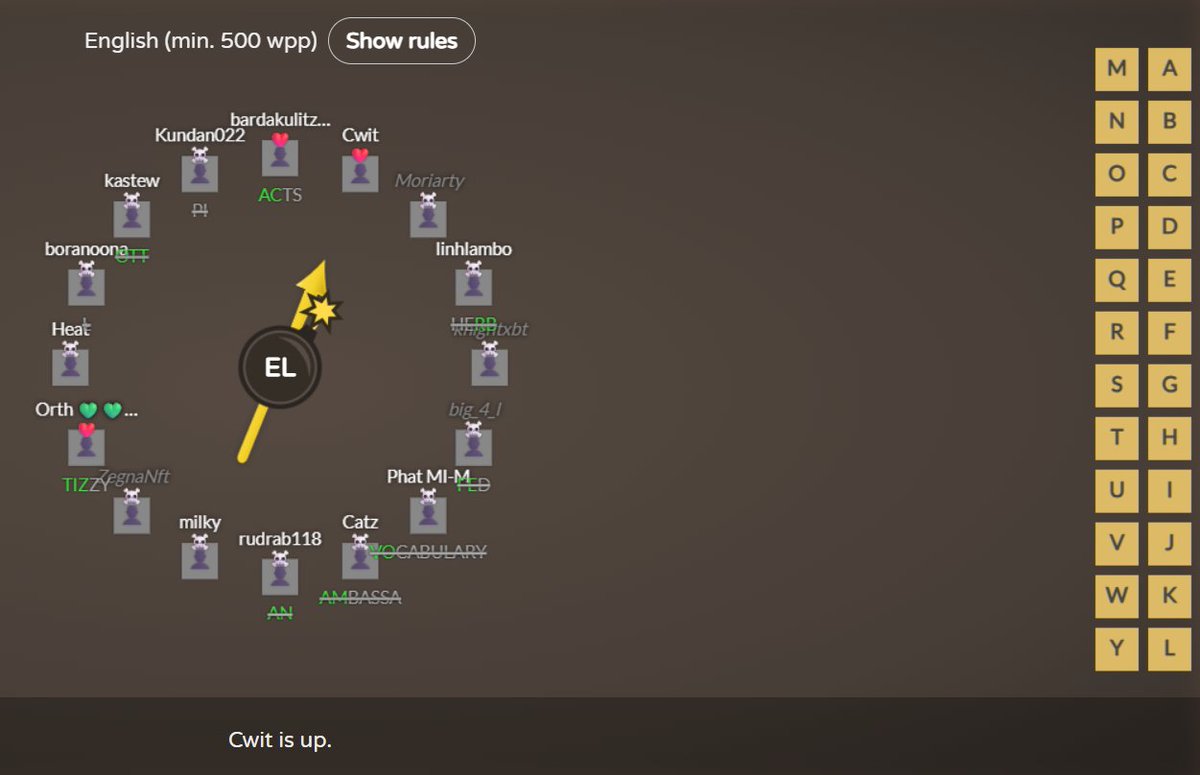 Phat8Web3's tweet image. Yesterday, I participated in game Bomb Party: Keyboard Panic Edition at Ritual Discord.

⏰Time: 11:00 PM (UTC+7) || November 29, 2025
📍Venue: Ritty zone 1
🪩Web: jklm.fun/SWCX
📲DC Nickname: Phat MI-M
📲DC Username: trandinh.phat

@ritualfnd @RitualVietnam @ritualnet