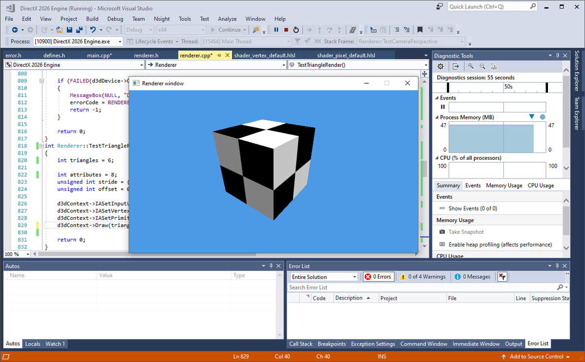 CodingAndThings's tweet image. 1370 lines of code and some basic directional lighting. #screenshotsaturday