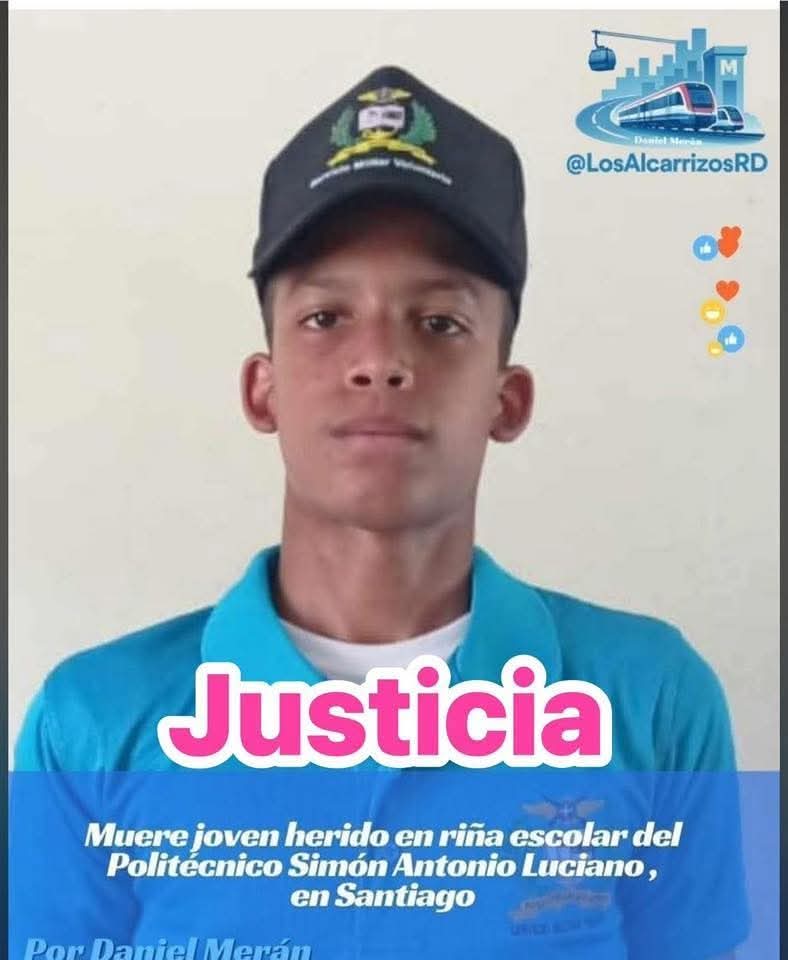 Una pandilla de jovenes haitianos apodada los 18 lo asesinó ayer al salir del colegio #JusticiaParaLosNuestros 
#NoAlChantajeHaitiano