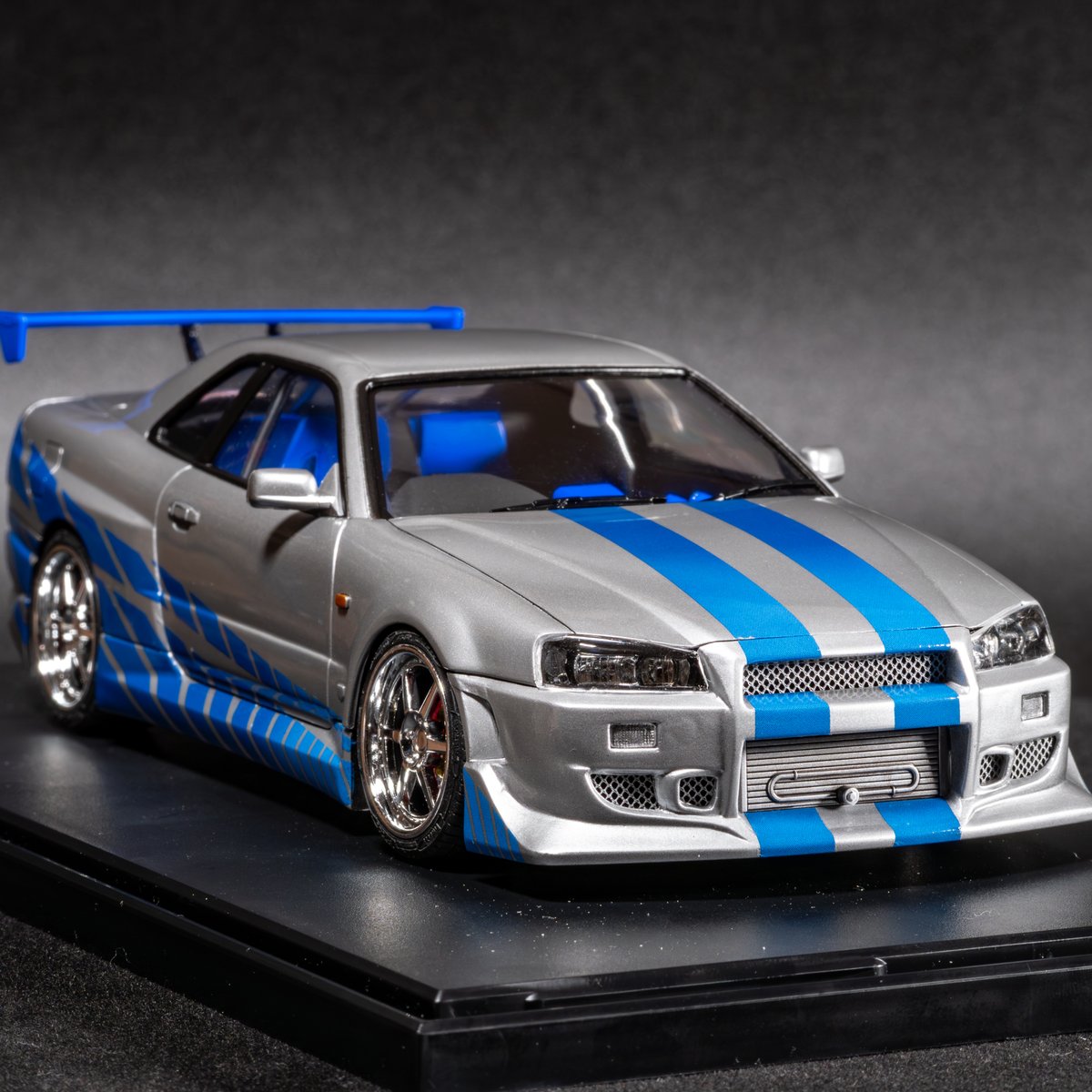 アオシマ ワイルドスピードX2 R34スカイライン ブライアンGT-R完成 アオシマ ワイルドスピードX2 R34スカイライン ブライアンGT-R完成