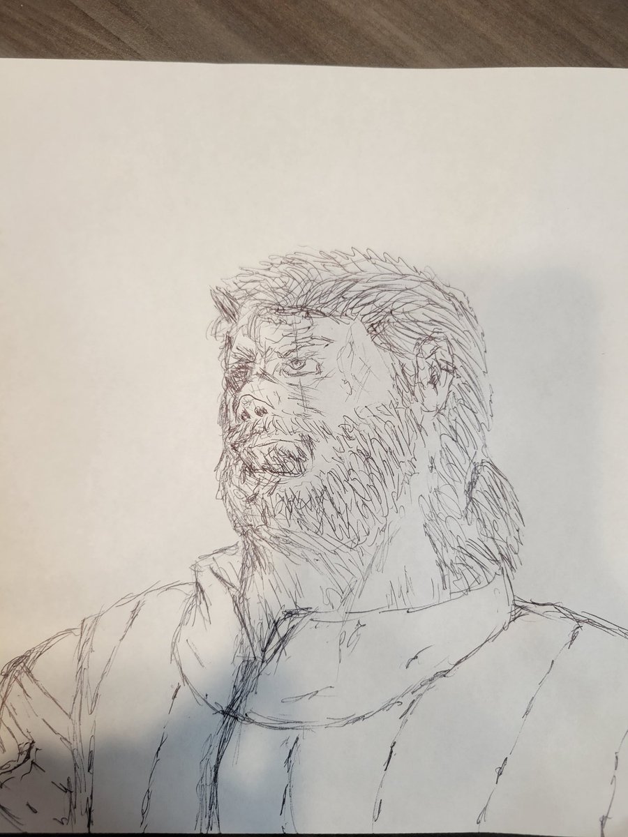 A drawing and its random concept sketch I made while waiting to get home