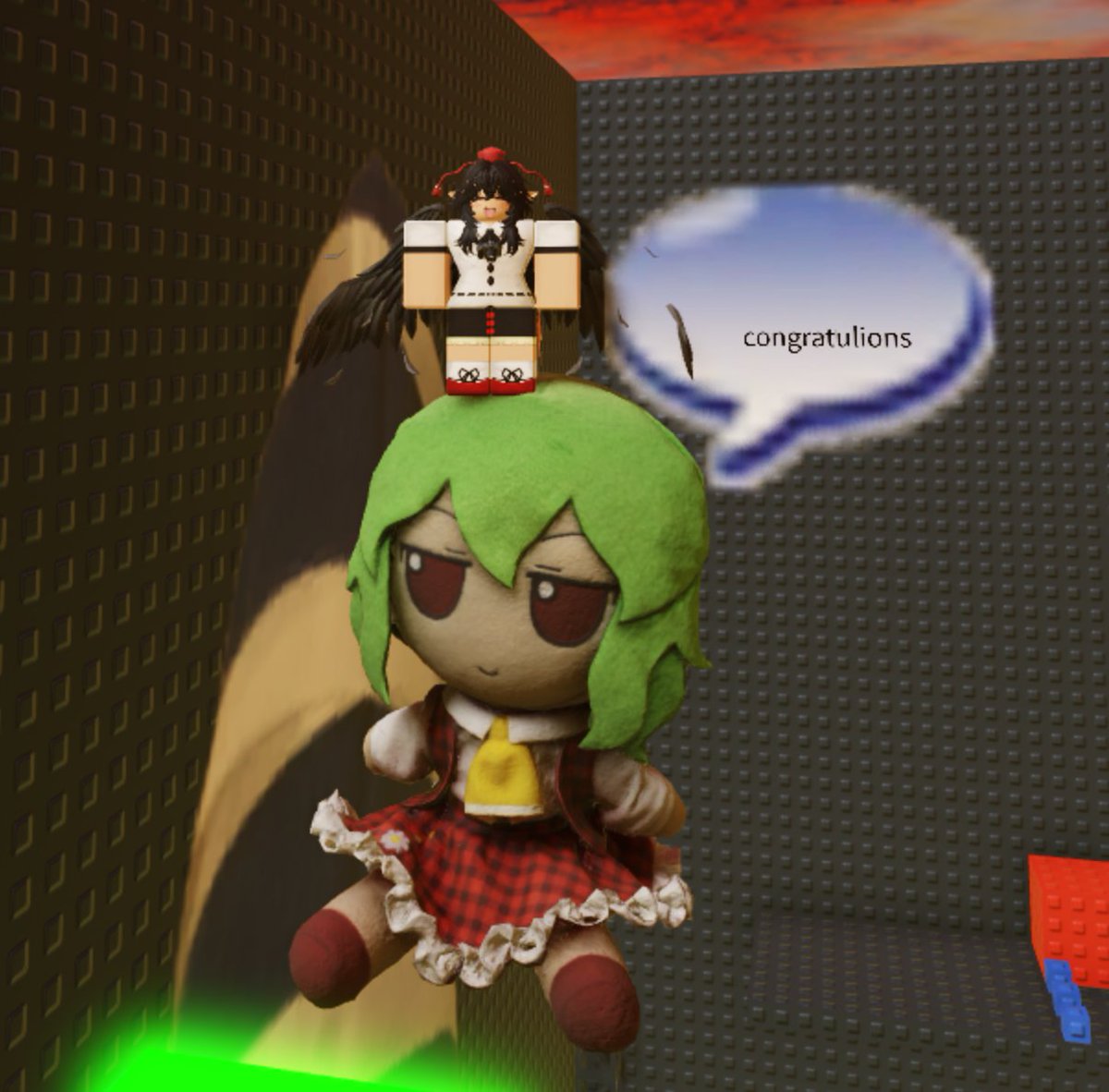 ScriptedNil's tweet image. Just beat Escape Touhou Hell Obby #goodbuttday