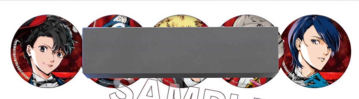 ペルソナ5 コンサート記念 缶バッジ 主人公 5枚セット ペルソナ5 ザ