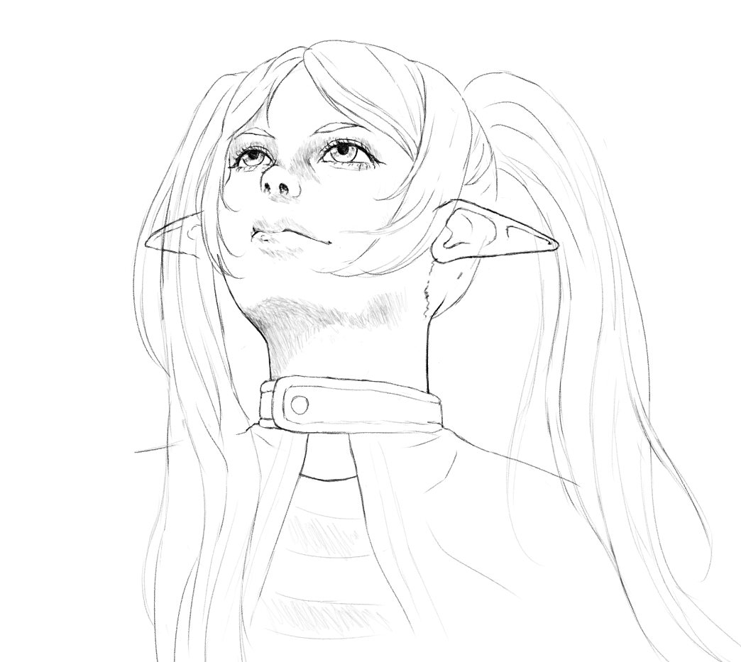 PixelEncounter's tweet photo. @SpaceDev1158 Frieren sketch. https://t.co/rR0zxgUZTQ