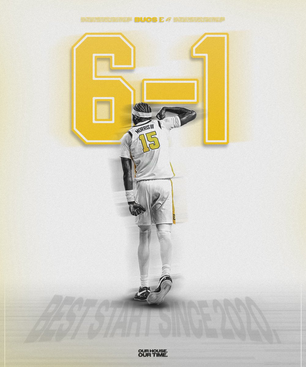 Starting the year off STRONG 💪 

6-1 is our best start to a season since our SoCon Championship season in 2019-2020!

#GoBucs | #OurHouseOurTime