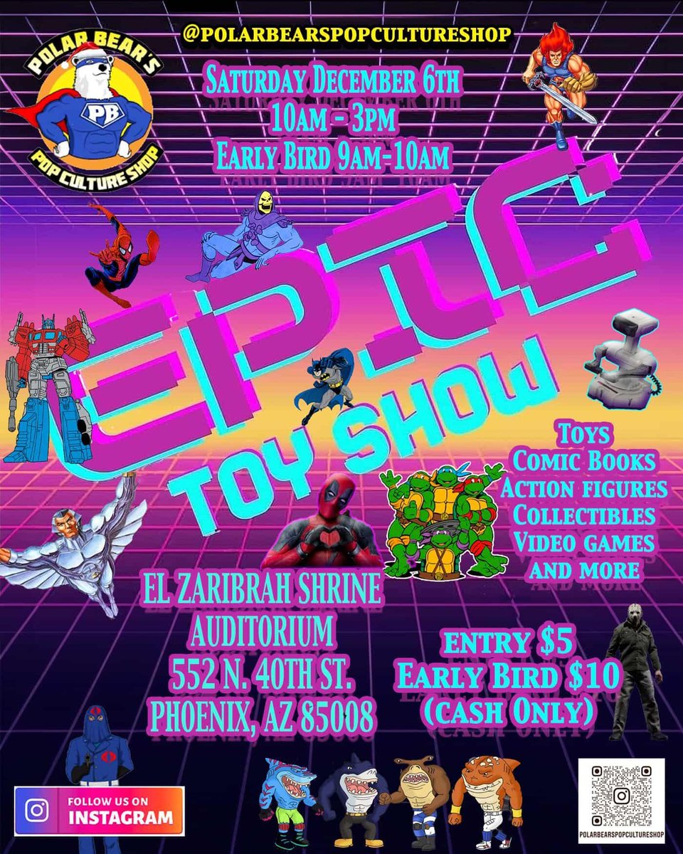 ScifiCards's tweet image. December Shows In Phoenix Area 👽 - mailchi.mp/5dda53c7967b/m…