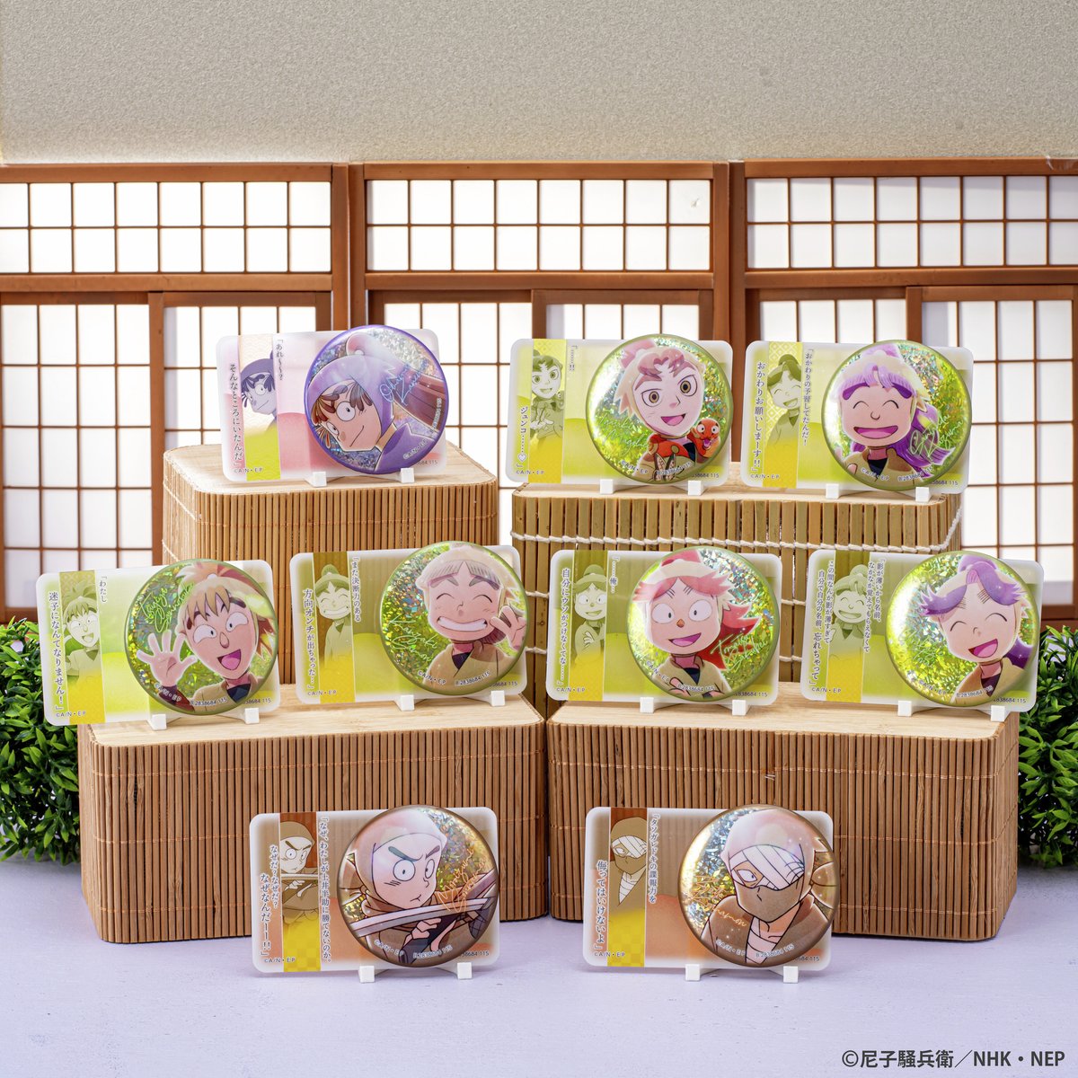 彩光キラキラカンバッジコレクション 忍たま乱太郎 Vol.3』商品画像が