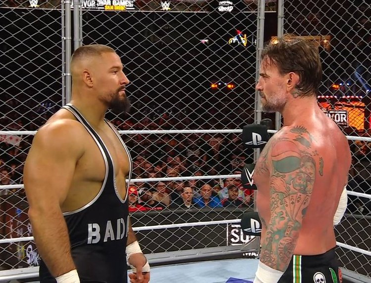 HappyLanding523's tweet photo. Why is Bron Breakker Green? #SurvivorSeries https://t.co/6qB80c7XbX