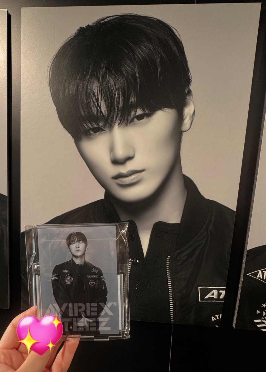 AVIREX × ATEEZ POP-UP 購入特典 アクリルスタンド ソンファ 話題沸騰