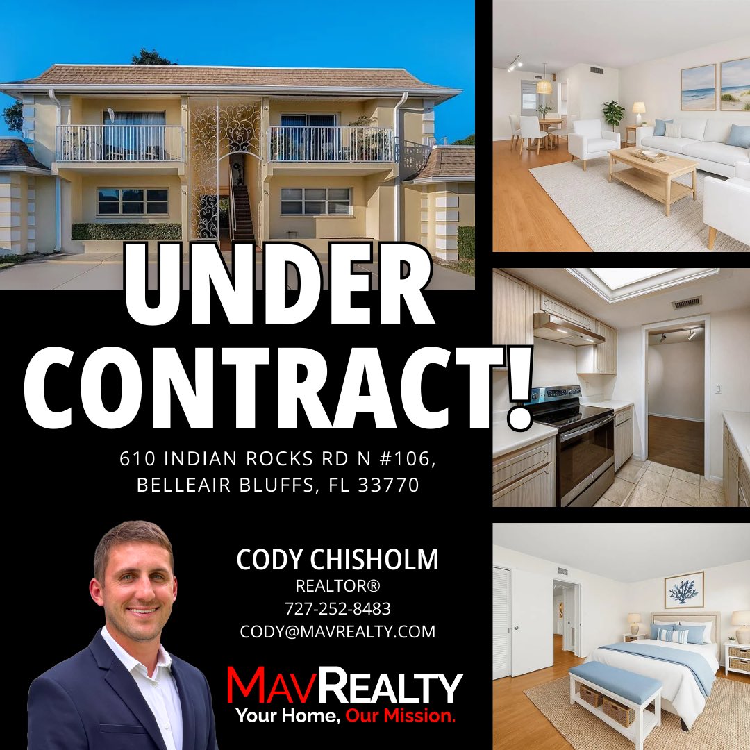 Moving to Florida? Buying a home? Selling a home? Send me a message and let’s get it rolling. Nothing better than working with somebody who was born and raised here 🏡
•
•
•

#MavRealty #TampaBayRealEstate #ClearwaterRealEstate #StPeteRealEstate #HomeSelling #SellYourHome