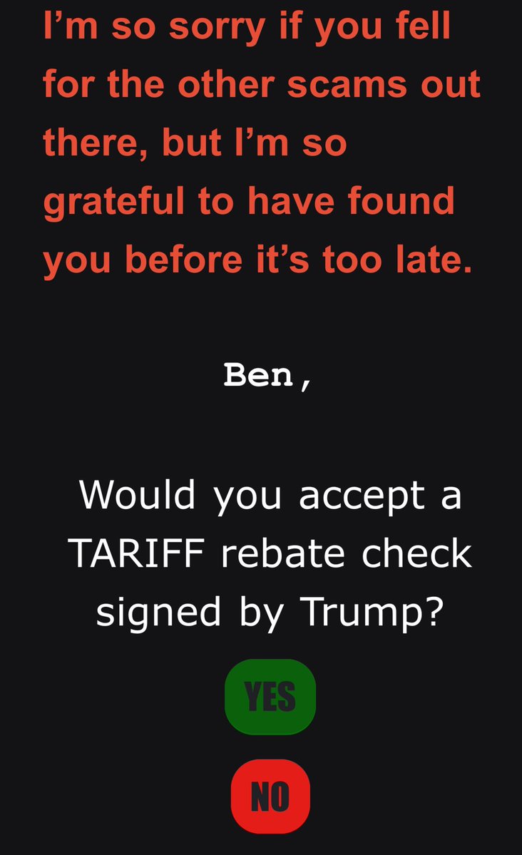 meiselasb's tweet image. Trump email to his supporters tonight