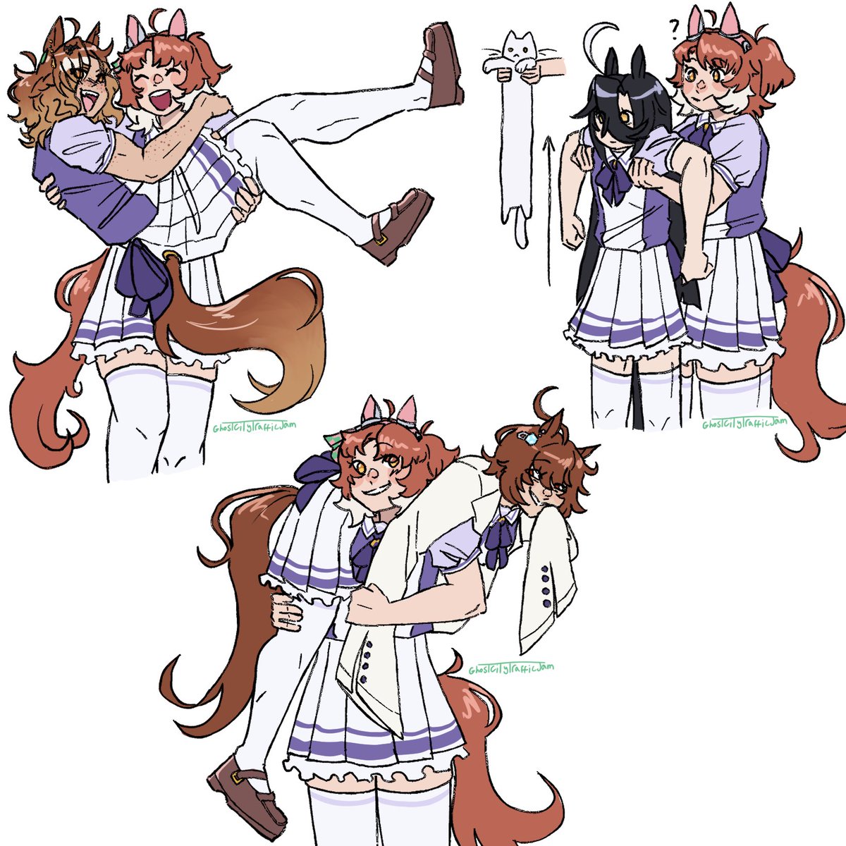 ghostctytrffcjm's tweet image. Dantsu, world&apos;s strongest gf 
#jamd #umamusme