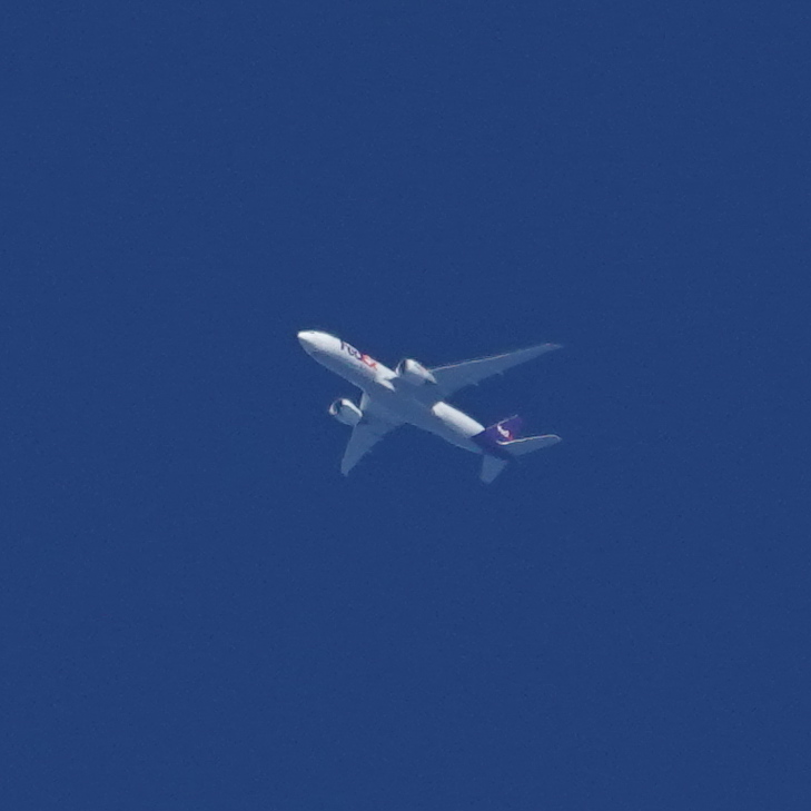 ponta70718103's tweet image. 昨日の #フェデックスエクスプレス
・FX49便B777-F(N882FD) ANC→TPE  38,000ft.
#FedExExpress #FDX #freighter #エアカーゴ #上空通過機