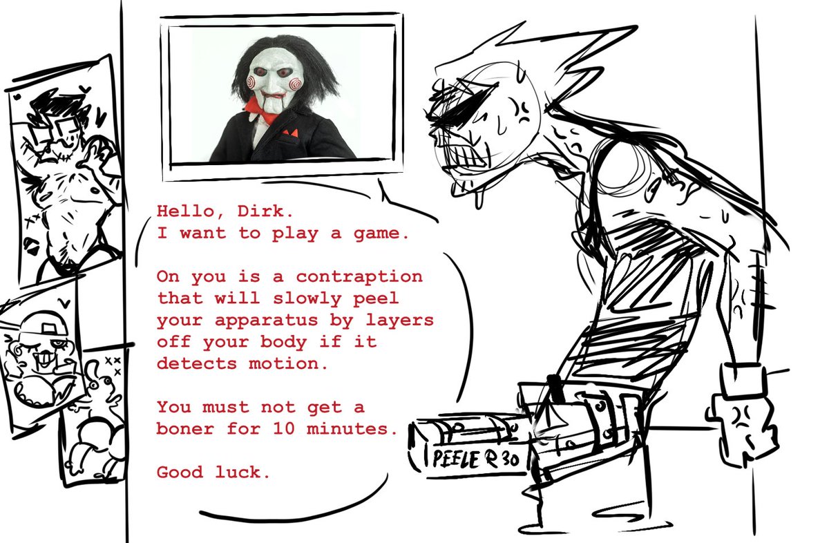 yourbeloathed's tweet image. The Dirk Peeler #homestuck
