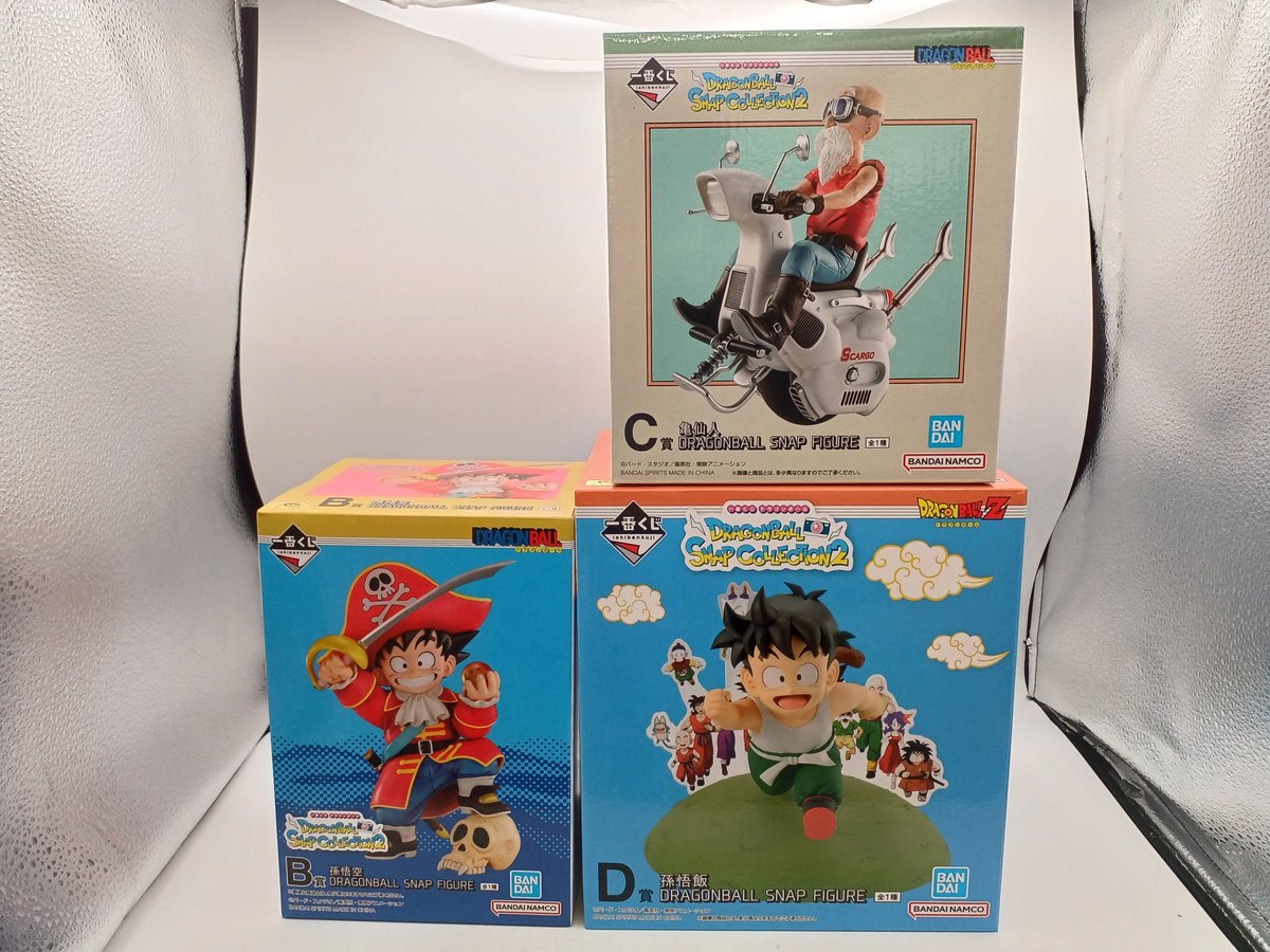 一番くじ ドラゴンボールSNAP COLLECTION2 A賞・C賞・D賞 未開封 一番