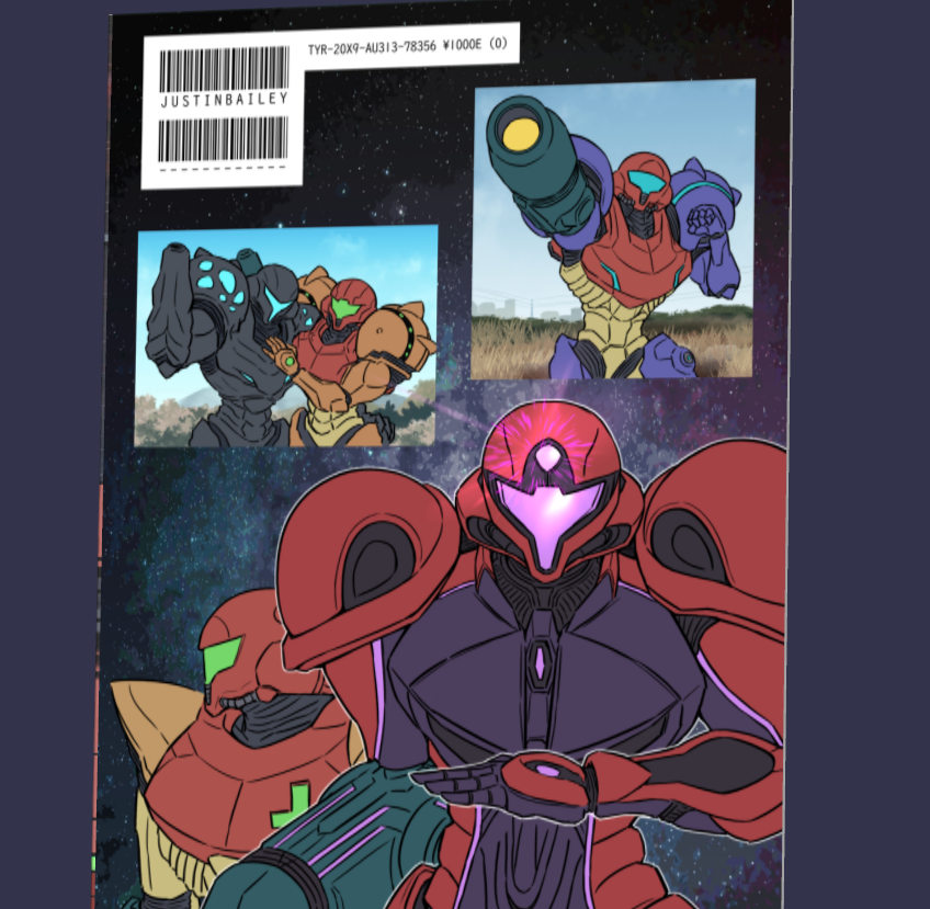 Wata_Ridley's tweet image. 裏表紙 (wip)