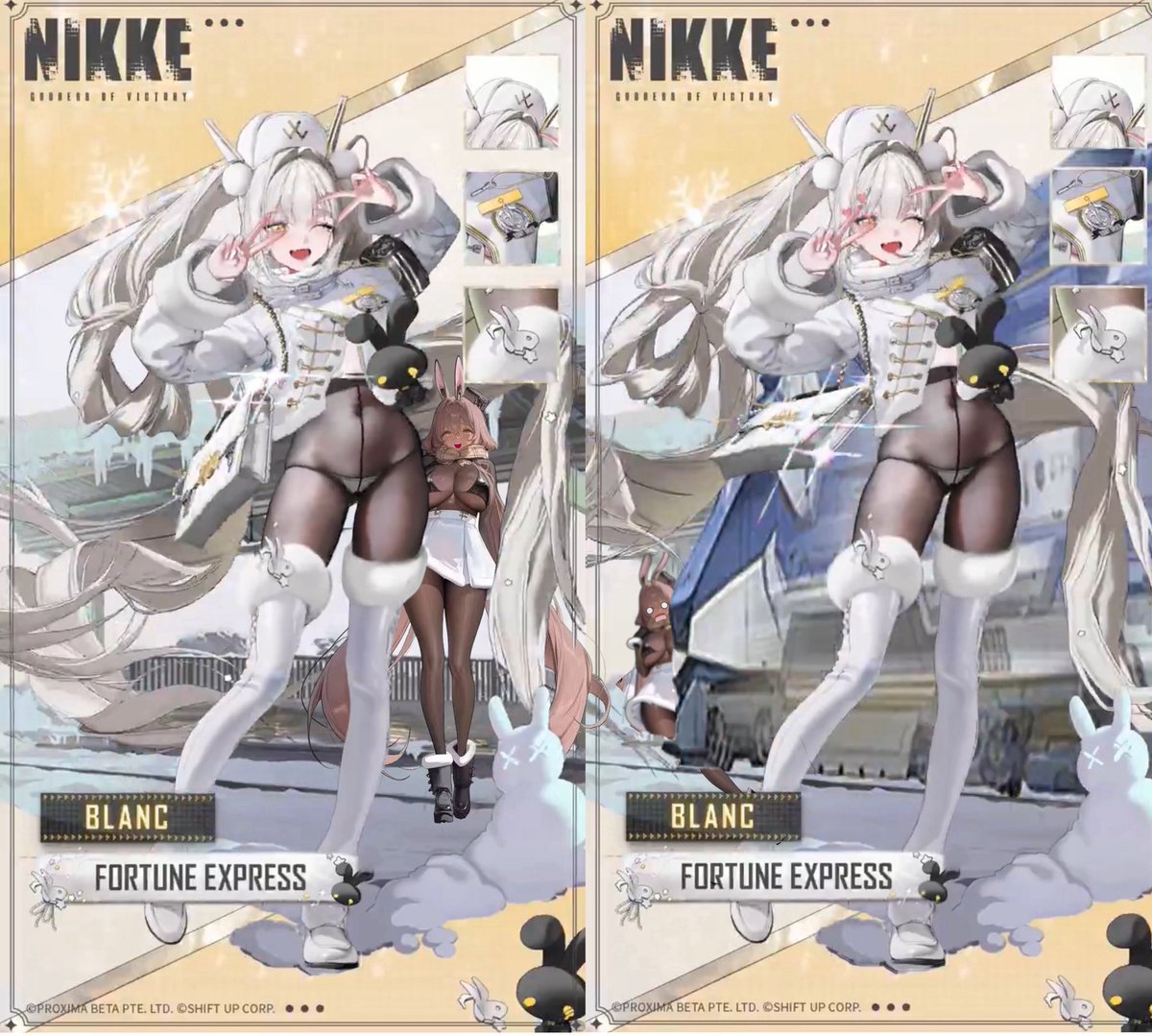 DB_Commander's tweet image. Oh… so that’s why Noirs outfit hasn’t been revealed yet…

#NIKKE #NIKKEmeme