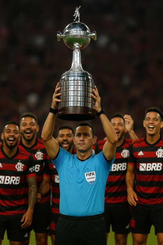 pcfilho's tweet image. Imagem do Flamengo levantando a taça.