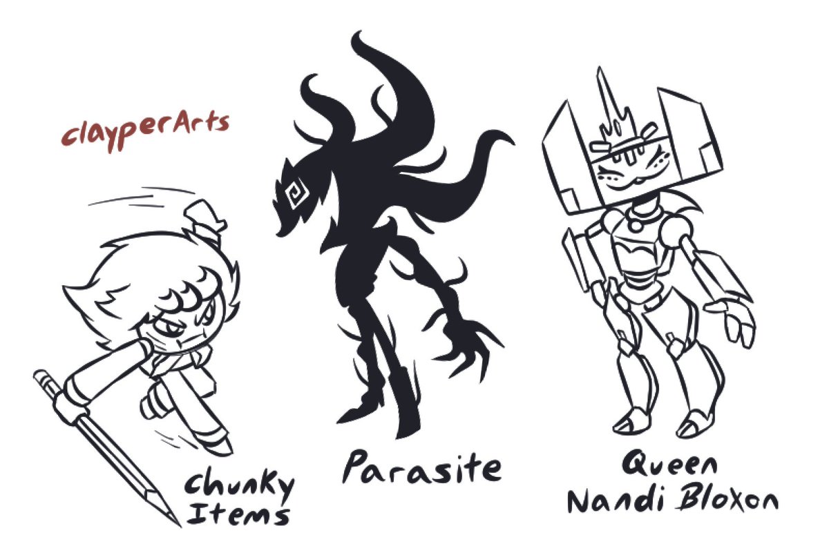 Drew some characters of mine due to boredom