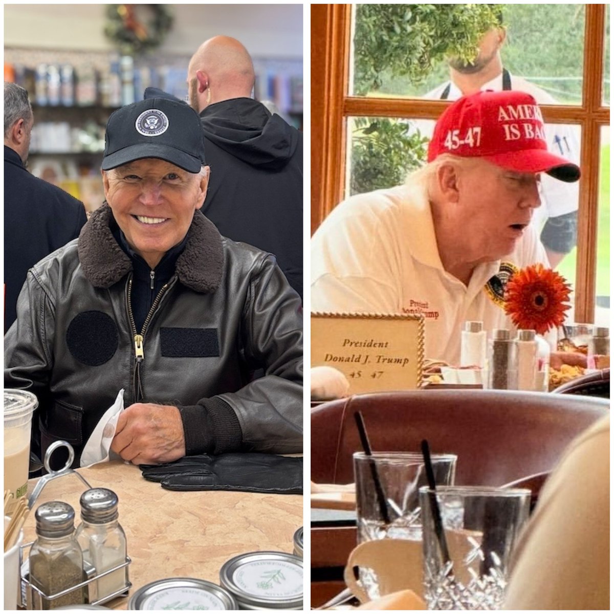 ChrisDJackson's tweet image. 📸 Both of these photos were taken this weekend.

And remember: Jake Tapper and the media have spent the better part of the past year telling the country Joe Biden would be in a wheelchair by now while insisting Donald Trump was some sharp, vigorous eighty year old.

They didn’t…