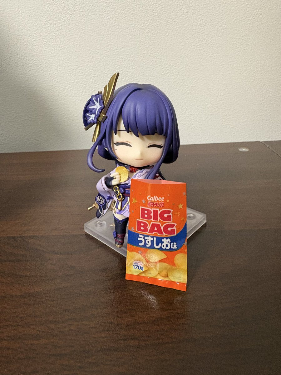 ポテチ美味しいです✨
#雷電将軍