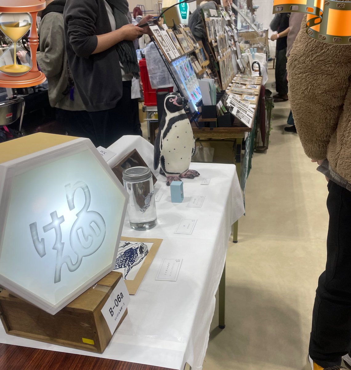 ガタケットはじまってました〜

今日1日よろしくお願いします〜

たぶん3月に参加したきり...?な気がします
今回サークル数めちゃくちゃ多くなってて...なんだか落ち着くイイ景色...
本出してみたい(気分になる)

りいけんスペース群もとても良い感じです〜◎
写真は、先頭と後尾の本部と目玉と全体