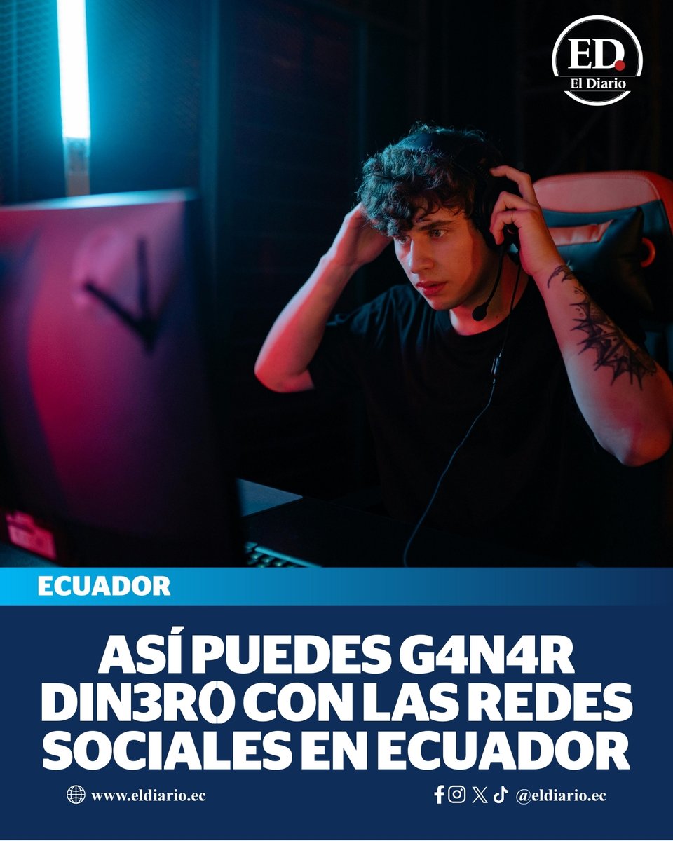 #Ecuador ¿Las redes sociales pagan en Ecuador? Profesionales optan por la creación de contenido en lugar de un empleo tradicional ► ow.ly/JIR750Xzwgi