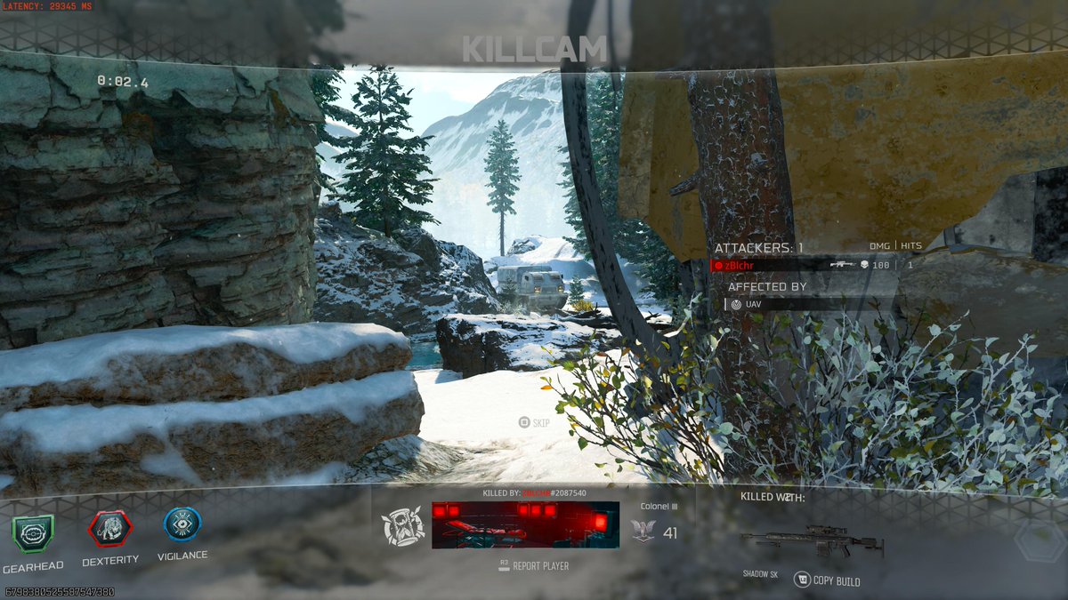 Holy Unplayable Mess!  Spectrum, this is wild.

Look at the Latency in the upper left.

So, I have learned today that playing "on the go" is not going to be possible. #BlackOps7