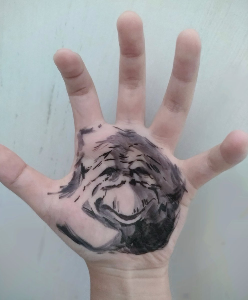 Kreuz_1207's tweet image. 暇な時描きたくなるんですよね笑
Dの左手さん🦇✝
#バンパイアハンターD 
#VampireHunterD