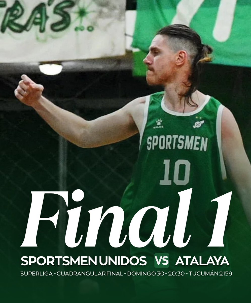#Superliga | ¡HOY JUGAMOS! 👊🏼

🏀 Primera de las tres finales en busca del anhelo. 

📌 20:30 hs - Sportivo América (Tucumán 2159)

🏟️ Ubicación: tribuna lateral izquierda, frente a los bancos de suplentes. 

HAY QUE ALENTAR AL VERDIBLANCO, DALE 🇳🇬
