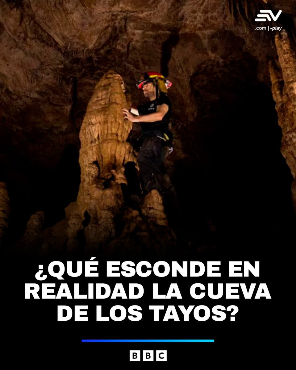 ecuavisa's tweet photo. #LoMásLeído 📌| ¿Qué tiene la Cueva de los Tayos que atrajo a Neil Armstrong? El astronauta exploró sus profundidades en 1976. 🧗‍♂️ Dicen que guarda la historia de la humanidad en hojas metálicas. 💻 https://t.co/a4YulnNUBc https://t.co/guZgmLtOM6