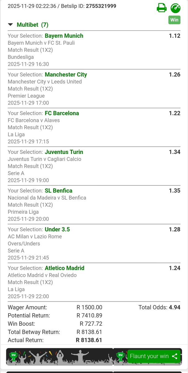 💪💣💥💥𝐁𝐨𝐨𝐦
Congratulations to those who made it on our yesterday games 🏆🥇🎊

🍏𝐕𝐈𝐏�🍏 𝐈𝐒🍏 𝐖𝐇𝐄𝐑𝐄🍏 𝐓𝐇𝐄🍏 𝐃𝐑𝐄𝐀𝐌🍏 𝐈𝐌𝐏𝐎𝐒𝐒𝐈𝐁𝐋𝐄🍏 𝐇𝐀𝐏𝐏𝐄𝐍𝐒 🔥
If you’re tired of guessing  jump in the group and let’s chase smart wins together.
No hype