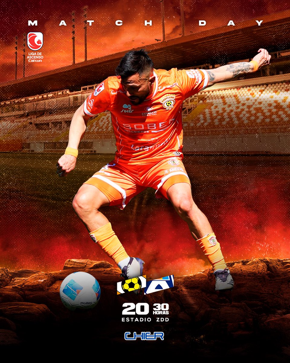 ʟʟᴇɢó ᴇʟ ᴅíᴀ!!! ʜᴏʏ ᴊᴜɢᴀᴍᴏꜱ ʟᴀ ꜱᴇᴍɪꜰɪɴᴀʟ ᴇɴ ᴄᴀꜱᴀ ʏ ᴄᴏɴ ᴛᴏᴅᴀ ɴᴜᴇꜱᴛʀᴀ ɢᴇɴᴛᴇ!!! 🔥

🆚 San Marcos de Arica 
🏟️ Estadio Zorros del Desierto 
🗓️ Semifinal de Vuelta - Ascenso Caixun 
⌚️ 20:30 horas

#ConCobreloaSiempre ♾️🦊