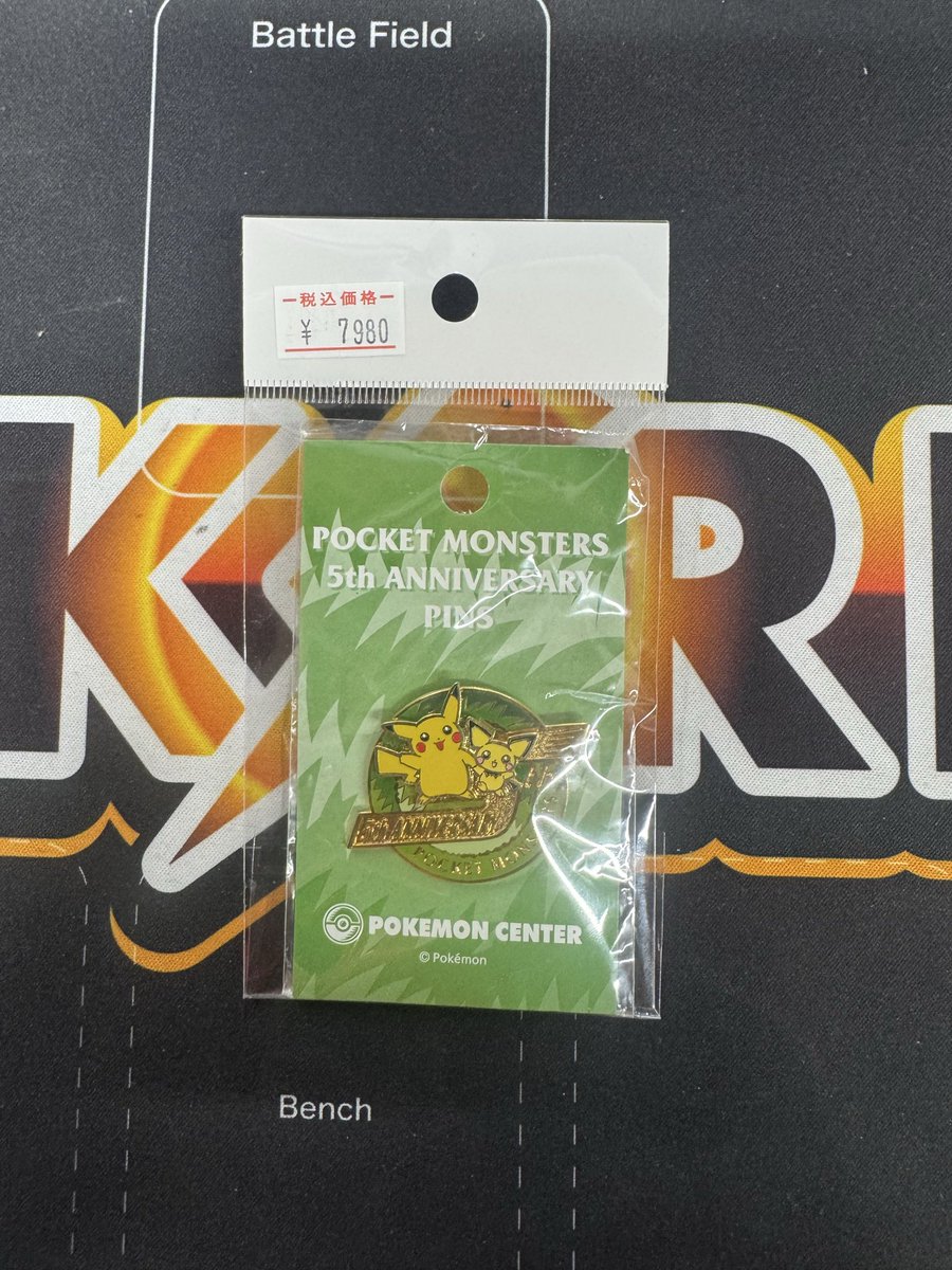 ⚡️【商品紹介】⚡️ POCKET MONSTERS 5th ANNIVERSARY ピンズ 販売