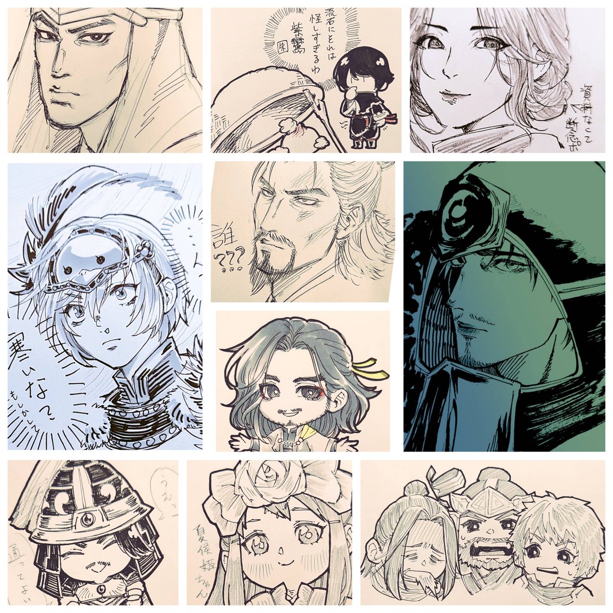 僕が描いた絵 今月描いた絵を晒そう 1枚に掛かる描画時間がでけえのがいくつかあっ