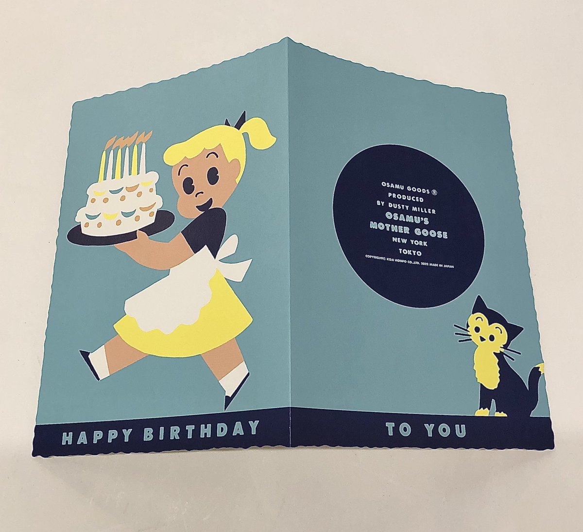 ⭐️商品紹介⭐️ OSAMU GOODS バースデイカード JILL ¥528（税込