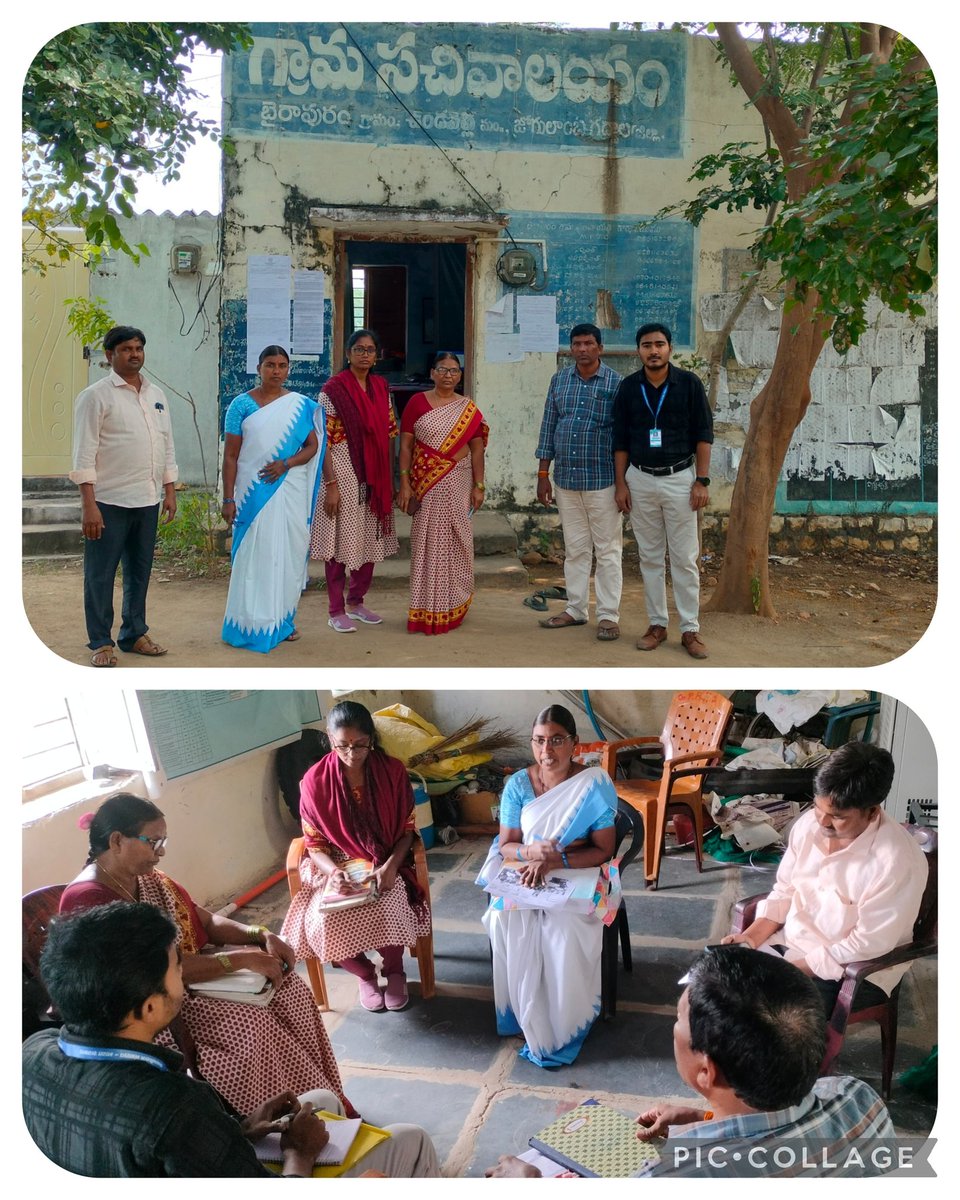 PCMGPCs's tweet image. Validated Q1 data of Model Women-Friendly GP, Bhairapur (Undavelly Block).  Cross-checked portal &amp;amp; department registers with DCFs, coordinated with line departments, and noted issues &amp;amp; suggestions.
— T. Pavan Kumar, PRA, Telangana
#MWFGP #DataValidation #MoPR #ModelGP