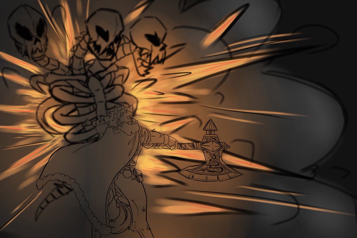 Ra_mmie_'s tweet image. Been dead on here, have Technoblade art 
Sketch + final piece
#Technoblade #technobladefanart