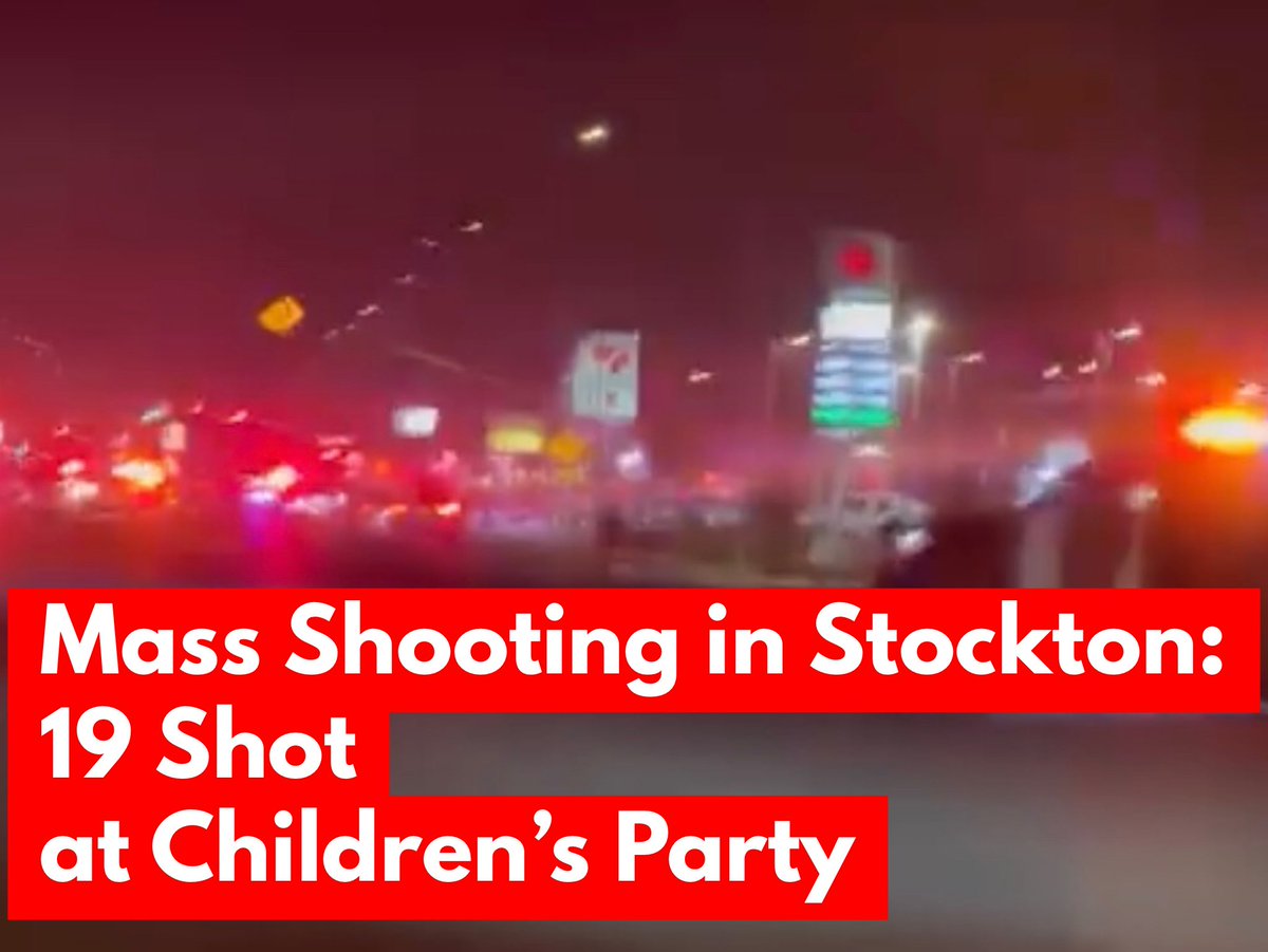 209TimesCA's tweet image. BREAKING: 19 Shot, 4 Dead at Children’s Party. Location is banquet hall on Lucille and Thornton. 

Sheriff office is the lead.

19 victims. 4 dead as of now, 

All nearby agencies (UOP, CHP, Delta) assisting. #stockton
