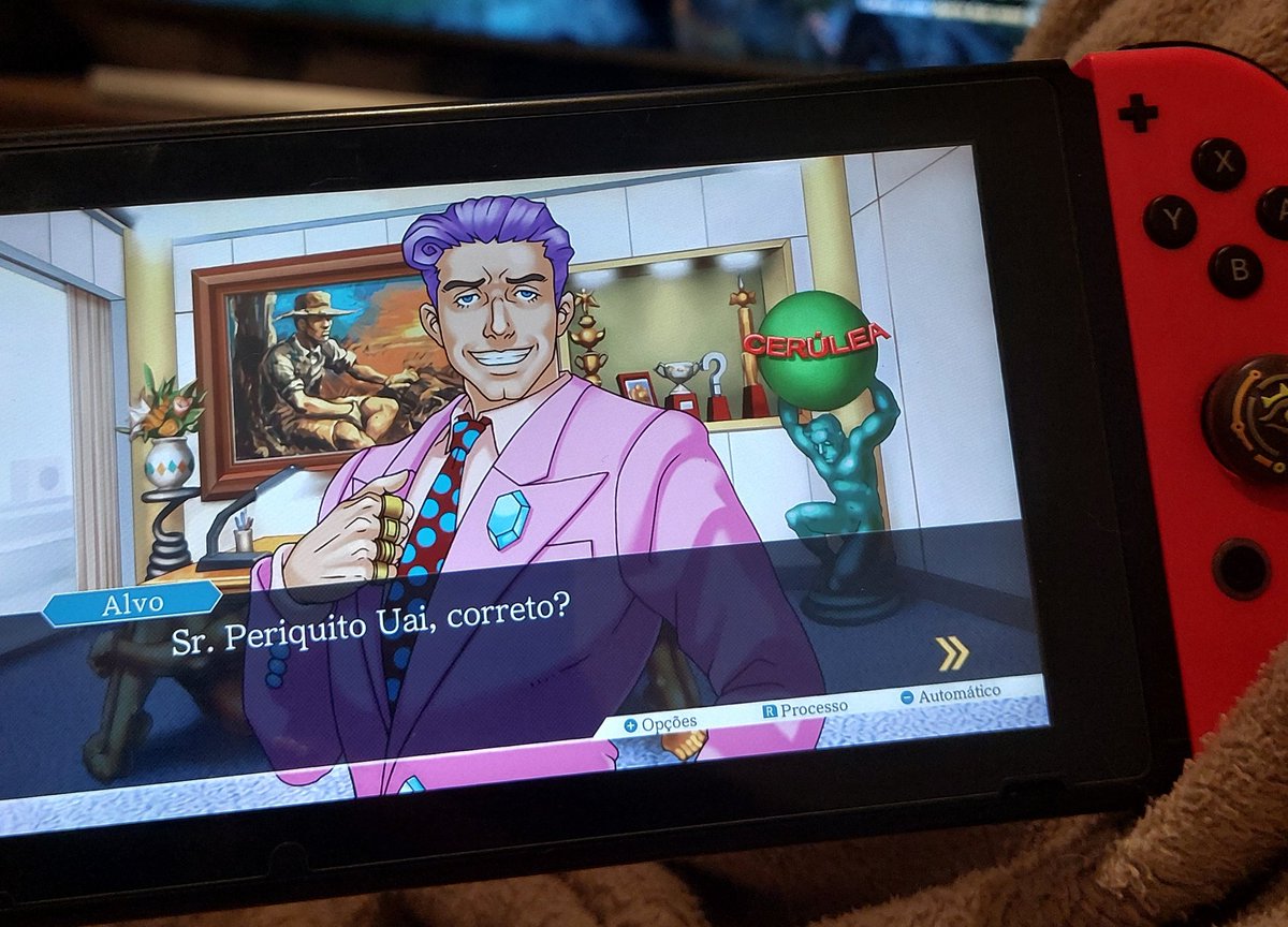 jeniblo_dev's tweet image. a partir de hoje só vou chamar o Phoenix Wright de Periquito Uai 

a quinta série que habita em mim tá amando essa tradução haushshsh